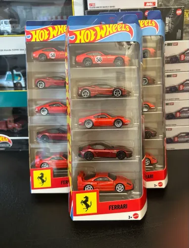 Hot Wheels 5 Pack Ferrari