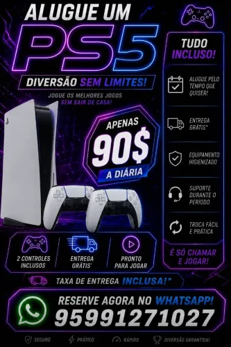 aluga-se ps5