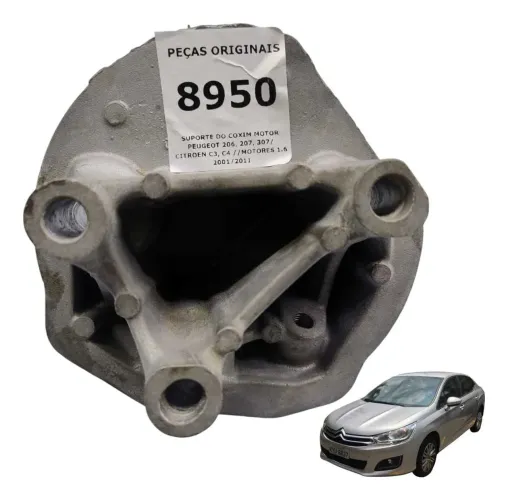 Suporte Do Coxim Motor Peugeot 206 207 307 Citroen C3 C4 1.6.Original