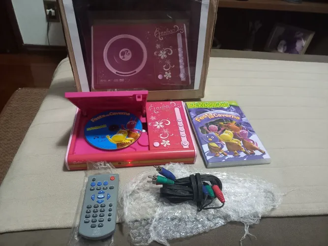 Dvd Tectoy tipo, Lenox da Barbie. Completo e conservado. Rarissimo.Controle e cabo.