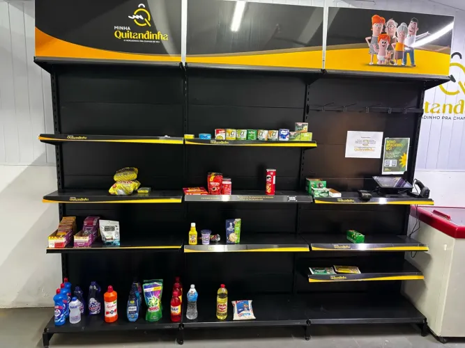 Gôndolas para mercado grande e pequenas 