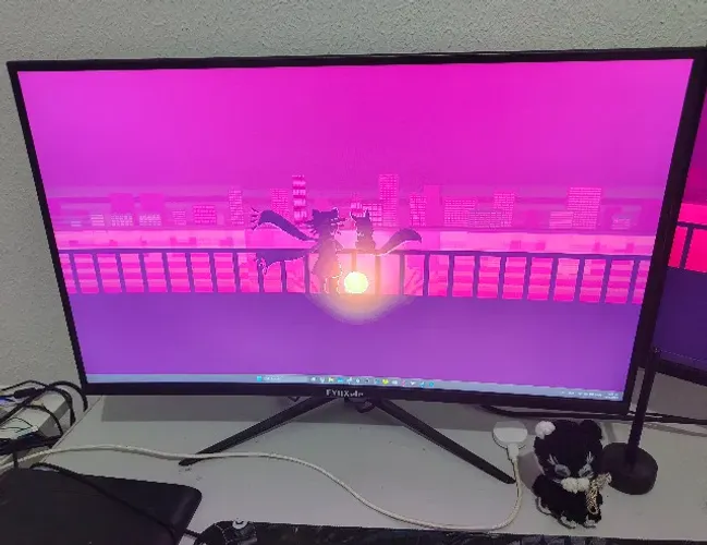 Monitor Gamer Curvo Fyhxele 27 2k Qhd Lcd 165hz 1ms Hdmi/dp