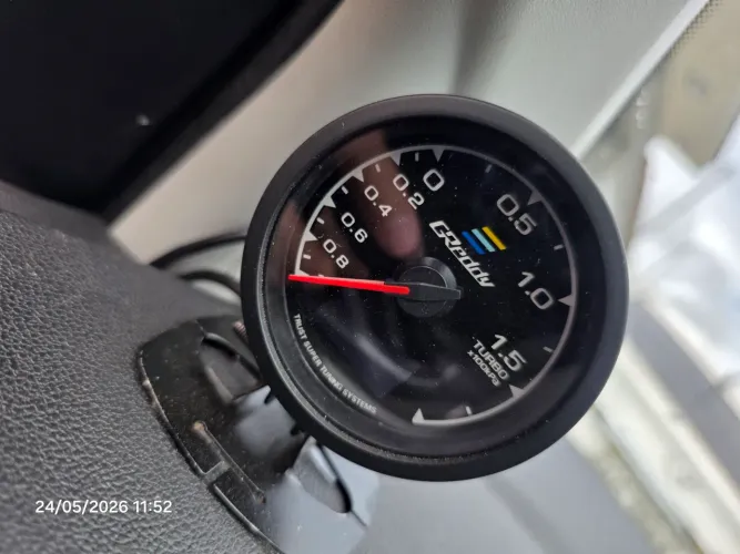 Manômetro Apexi Full Pressão Do Turbo Gauge Greddy