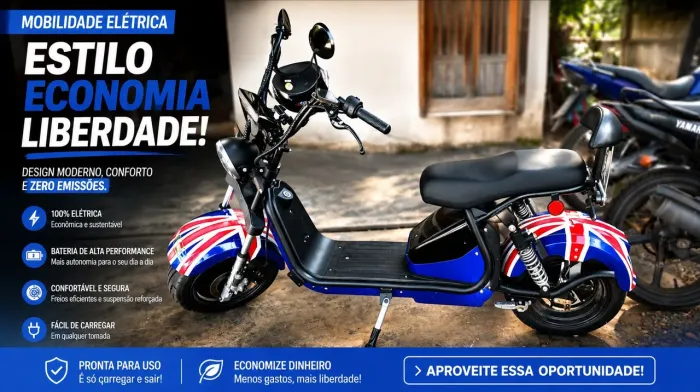 MOTO ELÉTRICA GREEN SPORT 3.000W SEMI NOVA