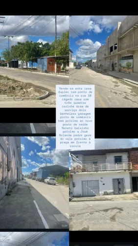 Vende-se uma casa duplex com ponto de comércio