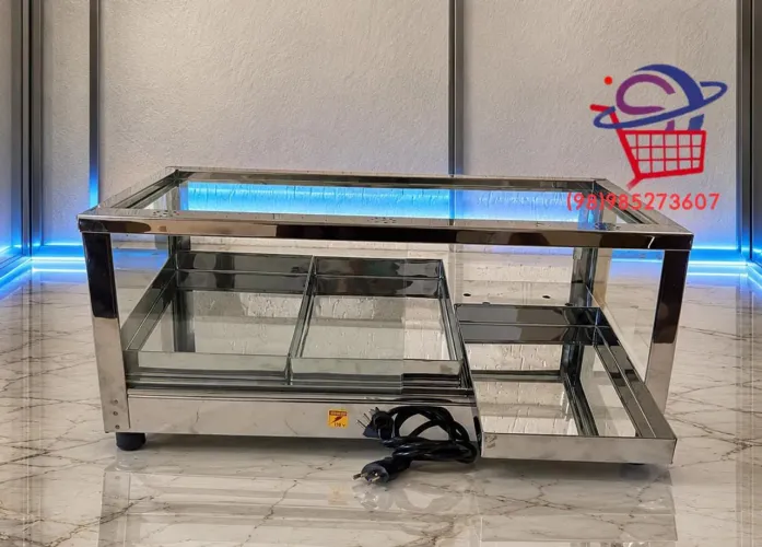 Estufa Elétrica 3 Bandejas | Expositor de Salgados e Alimentos
