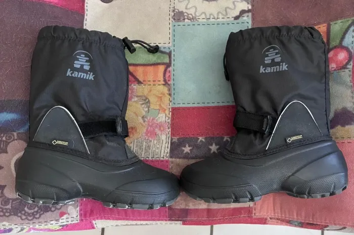 bota de neve infantil Kamik Gore-Tex tam 30 - para viagem