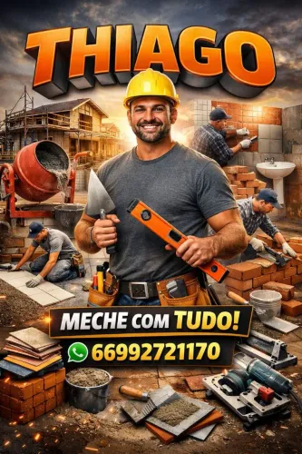 Pedreiro faz de tudo. ! Disponível ...