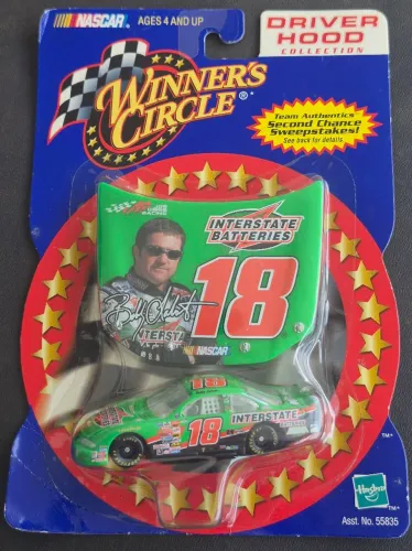 Miniatura Nascar #18 Bobby Labonte + Capô Magnético