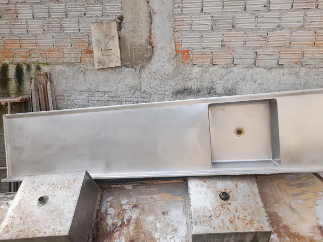 Pia industrial inox 