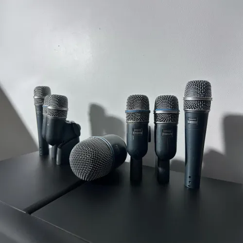 Kit Microfones Shure BETADMK7-XLR por R$5000 , ou 850 cada 