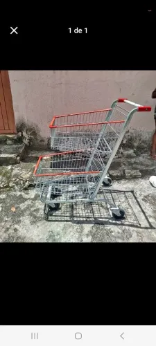 Carrinho de supermercado barato e bom