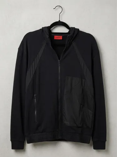 Jaqueta Hugo Boss Preta Tamanho P Original com Capuz