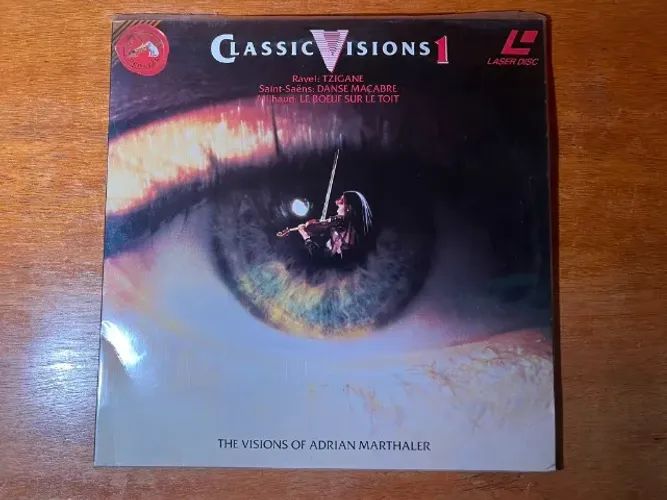 Laserdisc Classic Visions 1 (Adrian Marthaler) - RELÍQUIA AINDA NO PLÁSTICO - RARO