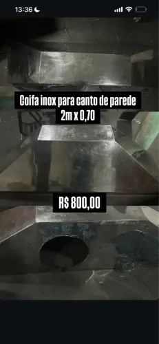 Coifa inox