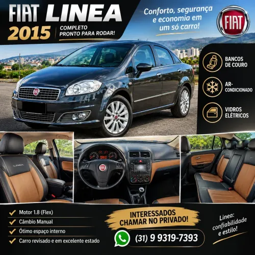 Fiat Linea Essence 1.8 Flex 16V 4P 2016