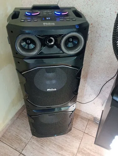 Caixa de som torre Philco extreme nova