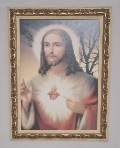 Quadro Sagrado Coração de Jesus (DOAÇÃO)