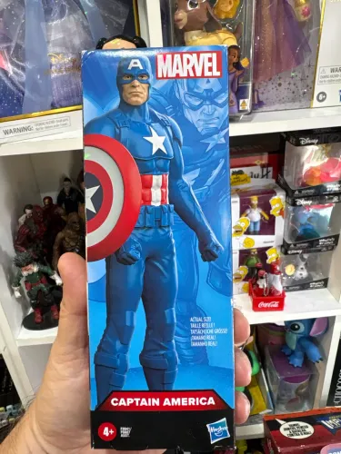 Boneco Capitão América clássico marvel Hasbro 