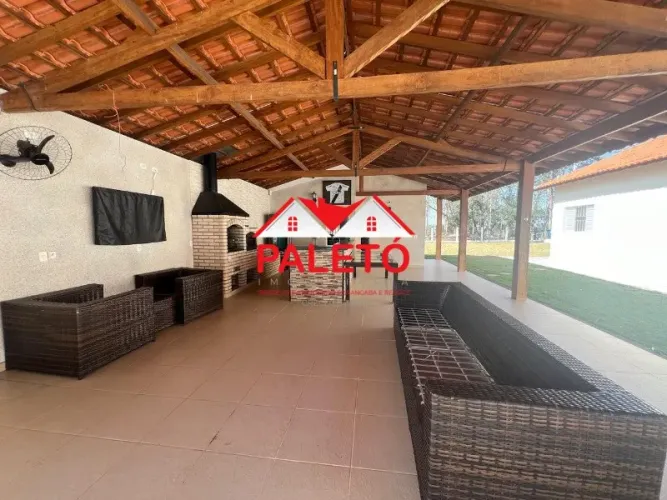 Sítio 3 alqueires com piscina a venda na cidade de Porangaba interior de SP, açudes com pe