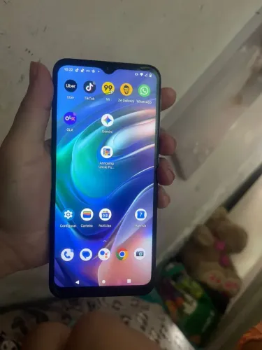 Célula moto g 10 semi novo