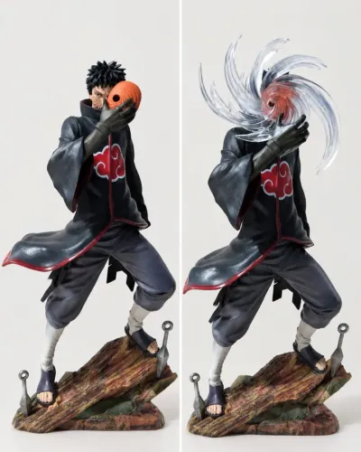 Action Figure Obito Uchiha (Tobi) - Naruto Shippuden - Com Peças Extras