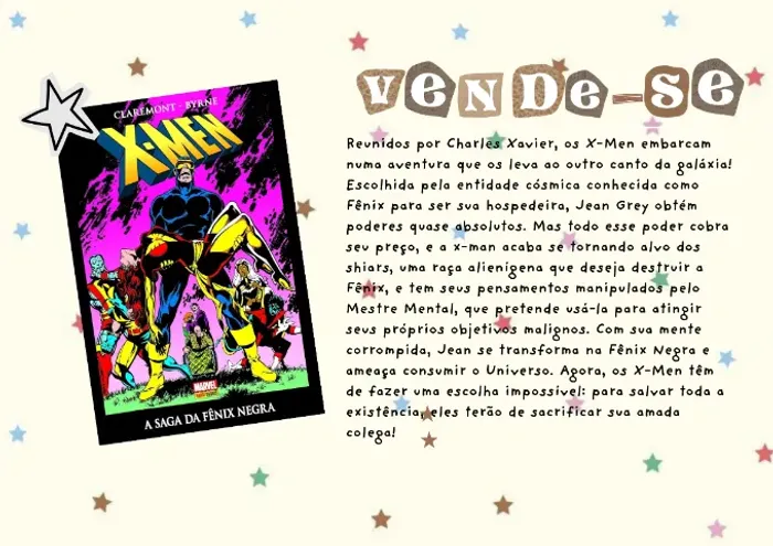 X-men: A Saga da Fênix Negra - Volume 1 Capa dura Livro em ótimo estado