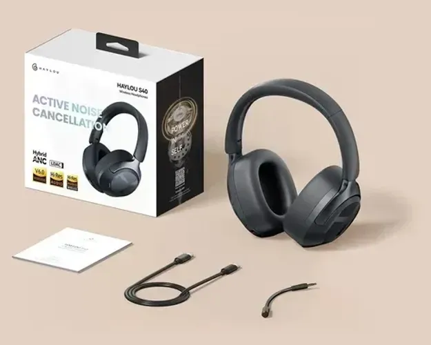 Fone Haylou S40 ANC com 90h de Bateria Novo e Lacrado com Bluetooth 6.0
