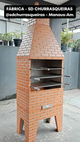 Churrasqueiras pré moldadas práticas e funcionais.
