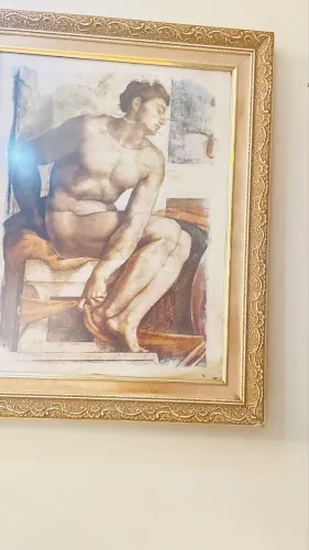 QUADRO ANTIGO DE MICHLANGELO