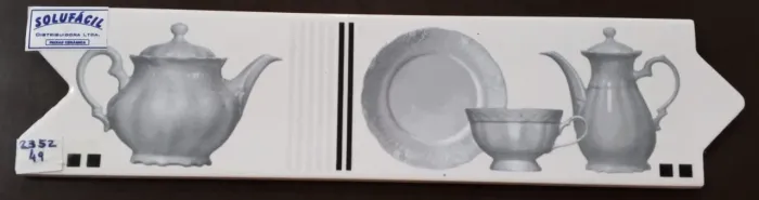 FAIXA DECORATIVA COZINHA 8,5x33 Gabriella Revestimentos Cerâmicos (LOTE 49 PEÇAS)