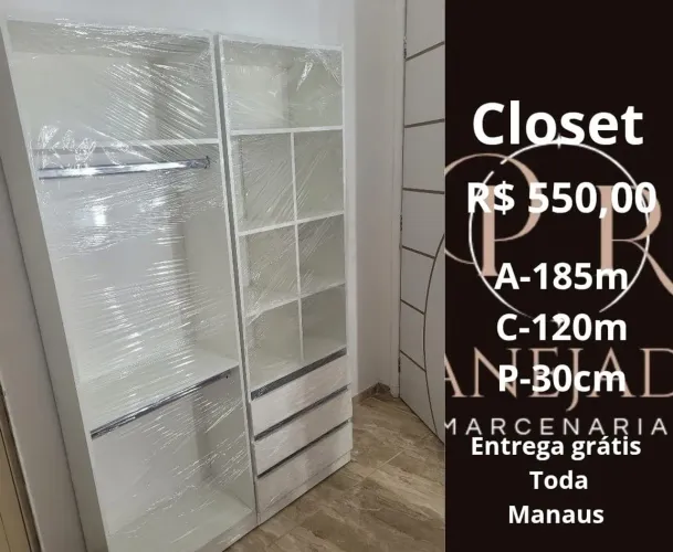 Closet todos a pronta entrega para hoje 07/03