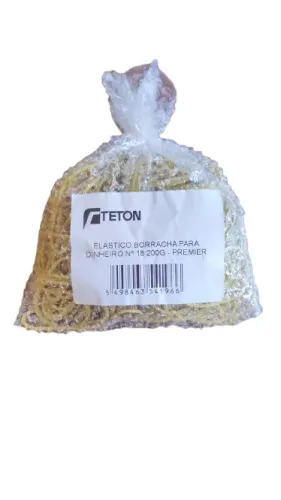 ELÁSTICO BORRACHA PARA DINHEIRO Nº 18 200G 240 UN - PREMIER
