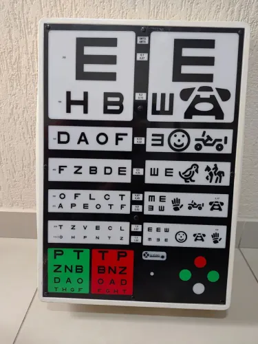 TABELA OPTOTIPO XENONIO