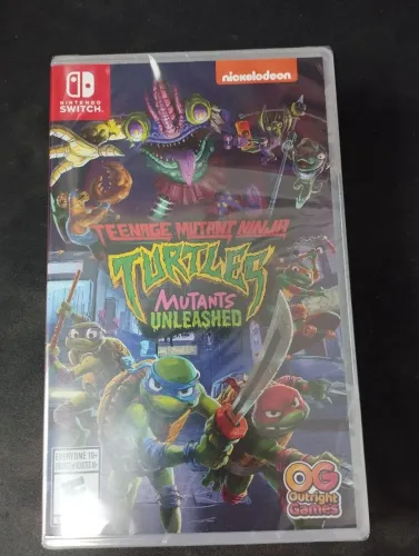 Jogo Tennage Mutant Ninja Turtles Mutants Unleashed lacrado para Nintendo Switch