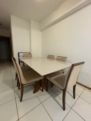 Mesa com 6 lugares comprada na Atlântida móveis