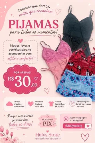 Pijamas femeninos