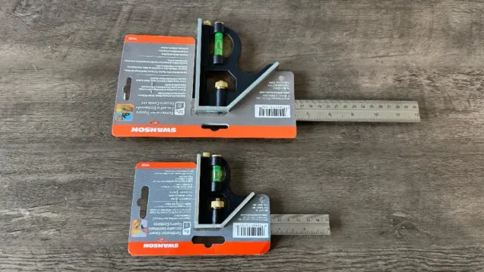 Esquadros Swanson - Kit imperdível de dois combinados (30 e 15 cm)