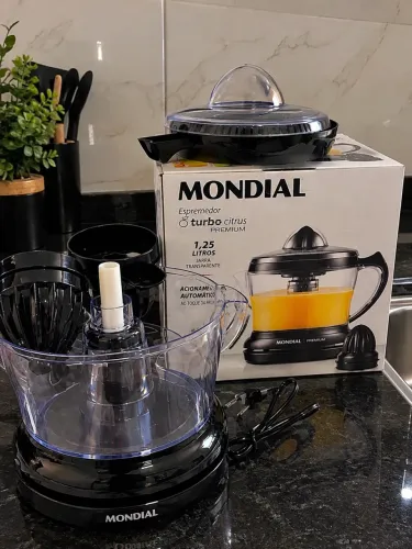 Espremedor Mondial Turbo Citrus Novo
