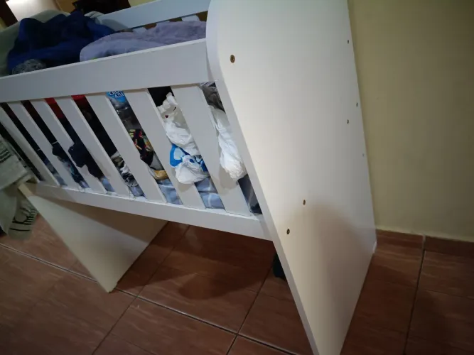 Mini berço com colchão