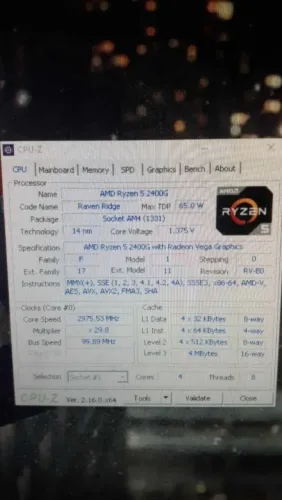 Ryzen 5 2400g