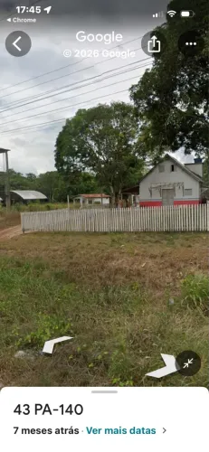 Vigia de Nazaré - Terreno com casa estrada da Vigia