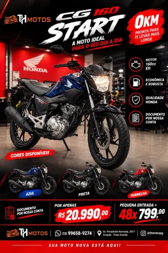 Honda CG 160 Start 0KM