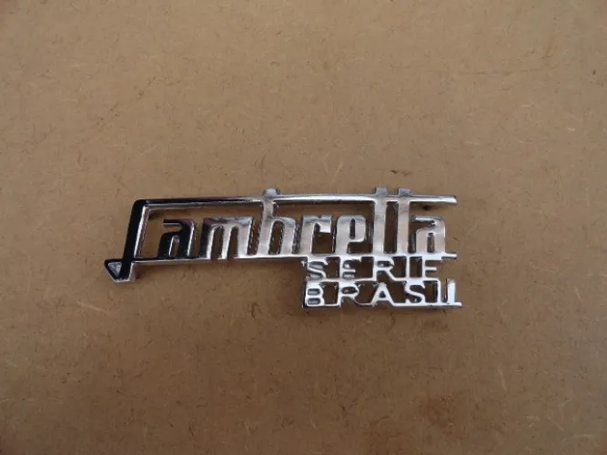 Emblema Lambretta LI Serie Brasil 1960 À 1972