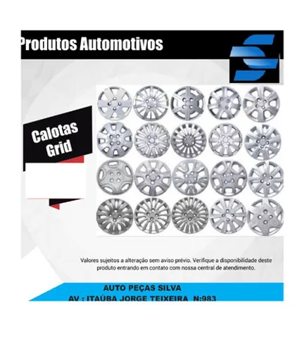 Promoção Jogo de calota Aro 13 e 14 zntsasasa
