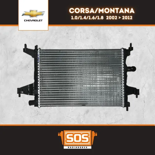 Radiador Chevrolet Corsa/Montana 2002/2012