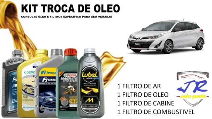 Kit Troca de Óleo e Filtros