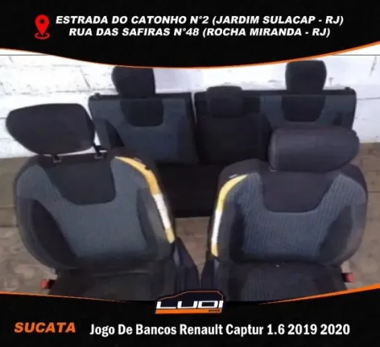 jogo de banco renault captur 1.6 2019/2020