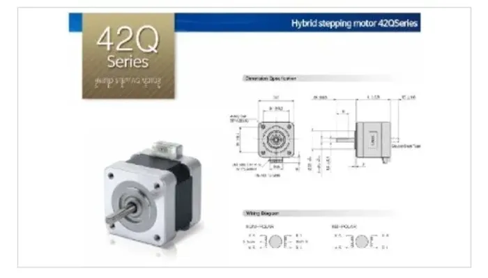 Motor de Passo Nema 17 Saehan 4S42Q-T03240S Semi Novo Linha Industrial COD-CP575  Arduino 