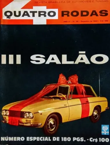 Revista Quatro Rodas 1962 - DKW Fissore, VW 1963, Salão do Automóvel